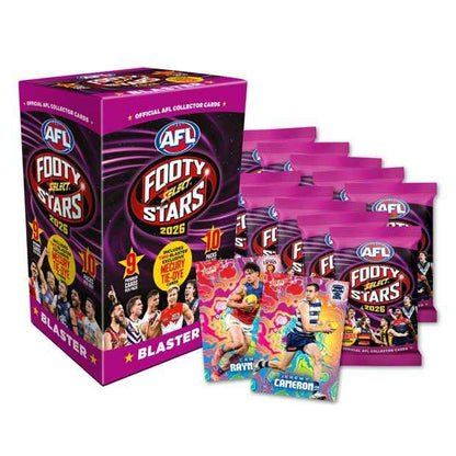 Official Select 2026 AFL Footy Stars Blaster Box