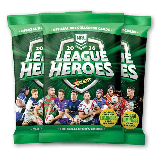 2026 NRL League Heroes Cards Pack