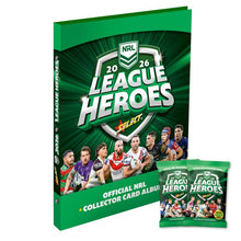 Official Select 2026 NRL League Heroes Binder Album
