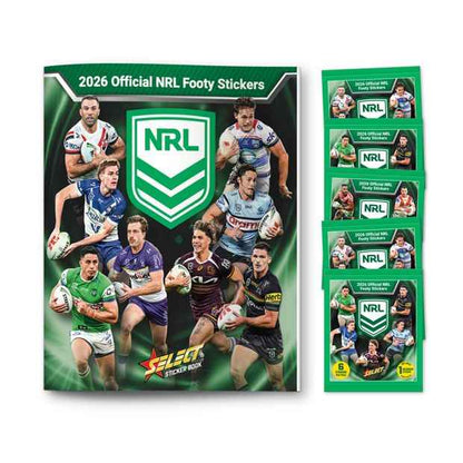 2026 Official NRL Footy Stickers Book Bundle