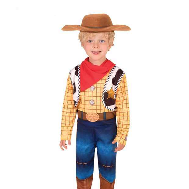 Toy Story Woody Deluxe Kids Costume Size 3-5yrs