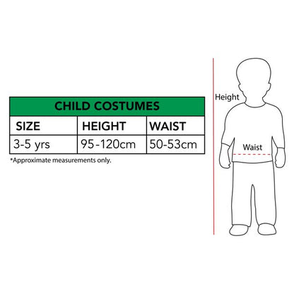 Toy Story Woody Deluxe Kids Costume Size 3-5yrs