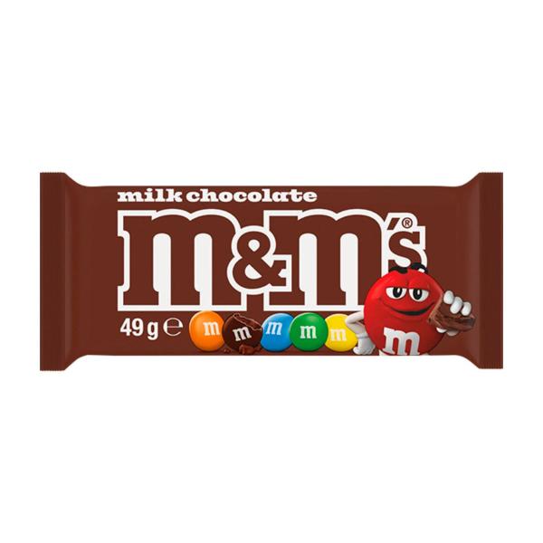 M&M'S MILK CHOCOLATE SNACK BAG 49G