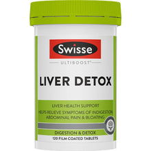 Swisse Ultiboost Liver Detox Tablets Liver Detox Tabs 120 pack