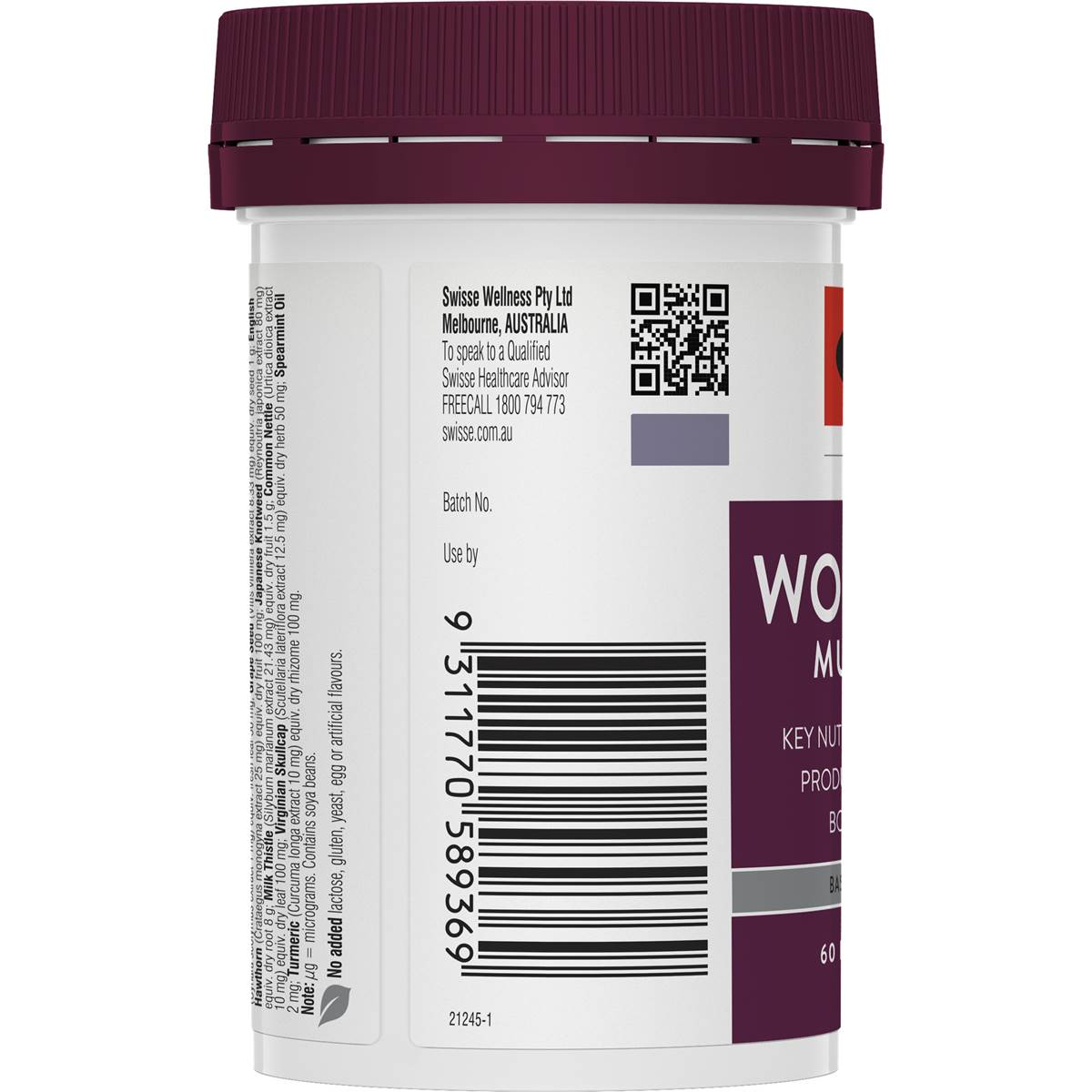 Swisse Women's 65+ Multivitamins 60 Tablets each