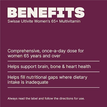 Swisse Ultivite Women's 65+ Multivitamin Tablets 60 pack