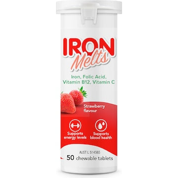 Iron Melts Chewable Tablet 50 pack