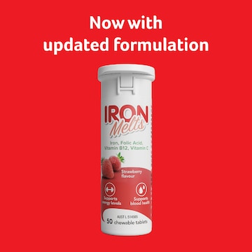 Iron Melts Chewable Tablet 50 pack