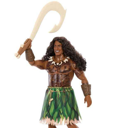 Mattel Disney Moana Maui Doll with Removable Fashion & 4 Accessories - Inspired by Live Action Movie