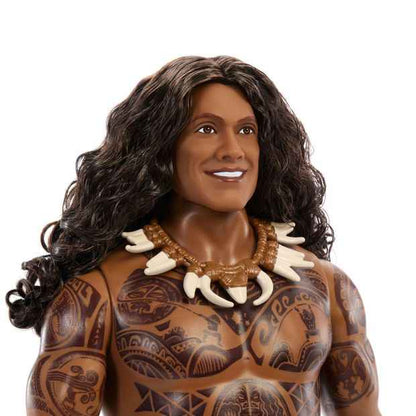 Mattel Disney Moana Maui Doll with Removable Fashion & 4 Accessories - Inspired by Live Action Movie