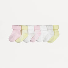 7 Pack Turn Over Top Socks
