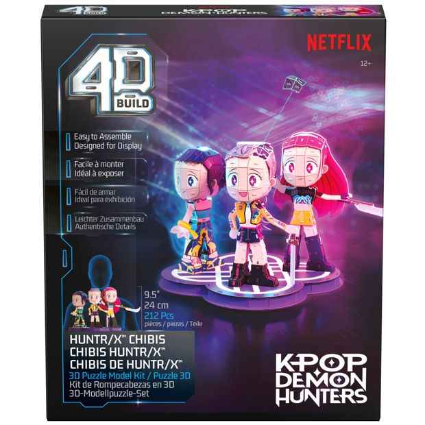 KPop Demon Hunters 4D Build Huntrix Chibi