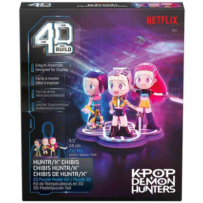 KPop Demon Hunters 4D Build Huntrix Chibi