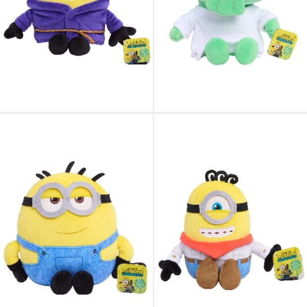 Squoooshy Minions 3 Plush Toy - Assorted