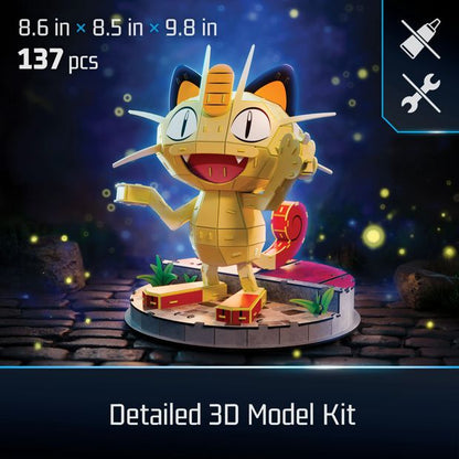 Pokemon Meowth 3D Puzzle Model Kit Puzzle from 4D Build