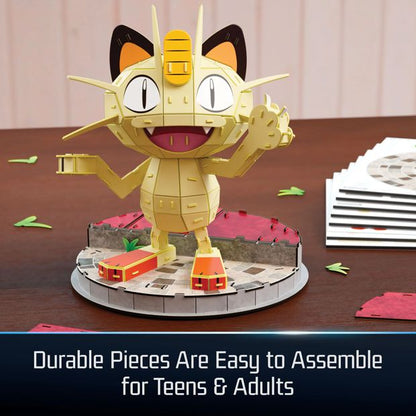 Pokemon Meowth 3D Puzzle Model Kit Puzzle from 4D Build