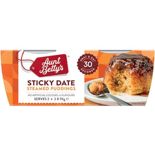 Aunt Betty's Sticky Date Steamy Puds 95g x 2 pack