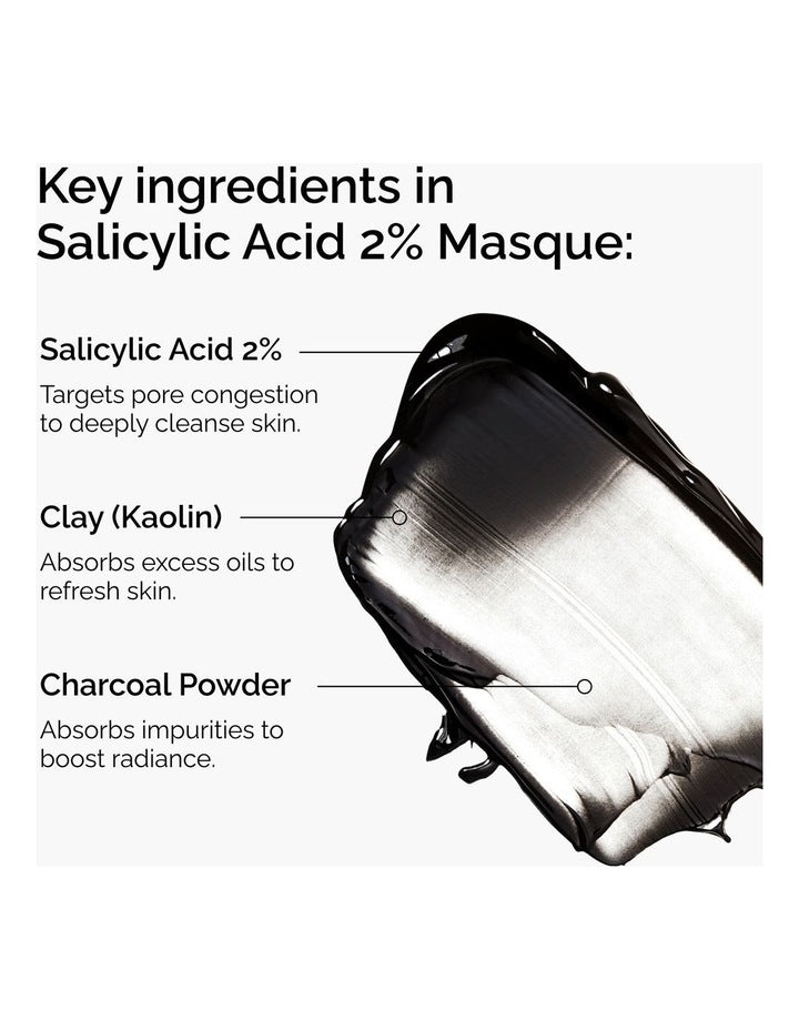 Salicylic Acid 2% Masque Clarifying Clay Mask for Oily or Blemish-Prone Skin 50ml