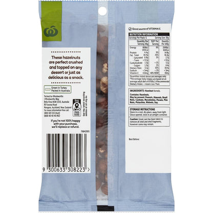 Woolworths Hazelnuts 150g