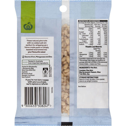 Woolworths Pine Nuts 80g