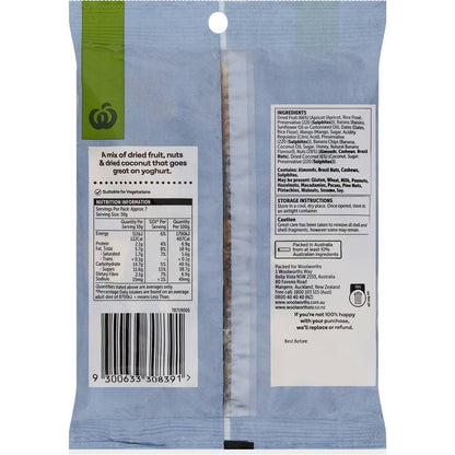Woolworths Mixed Nuts Trail Mix 225g