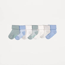 7 Pack Turn Over Top Socks