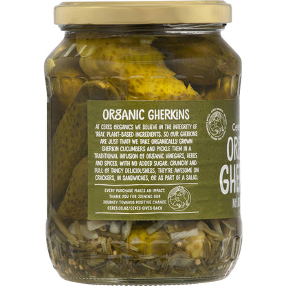 Ceres Organics Gherkins 670g