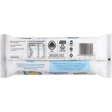 Ceres Organics Organic Brown Rice Crackers Original 115g