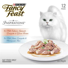 Fancy Feast Adult Inspiration Salmon & Tuna Collection Wet Cat Food 70g x 12 pack