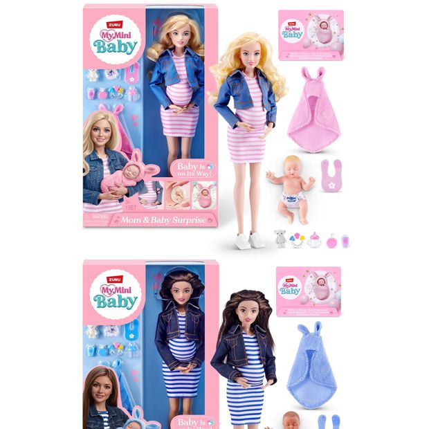 ZURU My Mini Baby Mom & Baby Surprise Doll Set - Assorted