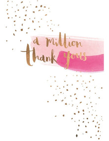 Thank you card A million thank yous