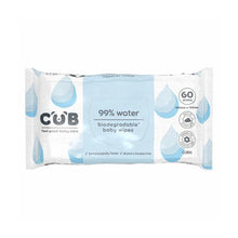 CUB BIODEGRADABLE WATER WIPES 60 PACK