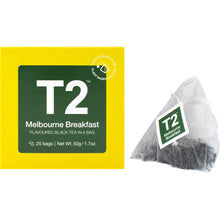 T2 Tea Melbourne Breakfast Black Tea Bags 25 Pack