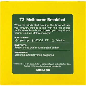 T2 Tea Bags Melbourne Breakfast 25 pack
