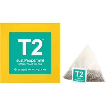 T2 Tea Just Peppermint Herbal Tisane Bags 25 pack