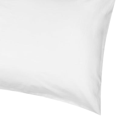 250 Thread Count Cotton Rich Standard Pillowcase - White