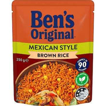 Ben's Original Brown Mexican Style Microwave Rice Pouch 250g