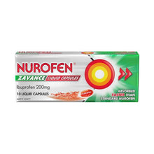NUROFEN ZAVANCE CAPSULES LIQUID 10PK