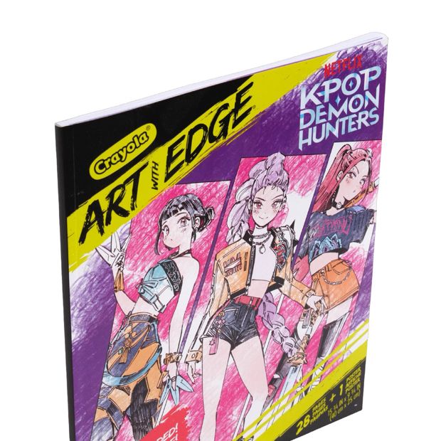 KPop Demon Hunters Art with Edge Coloring Book