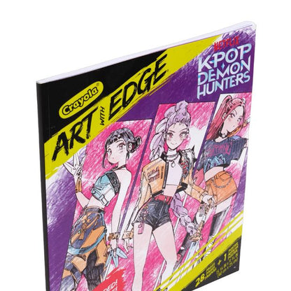 KPop Demon Hunters Art with Edge Coloring Book