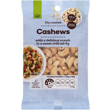 Woolworths Cashews Dry Roasted 150g