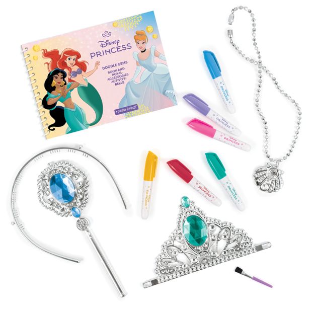 Doodle Gems Disney Princess Book with Royal Accessories