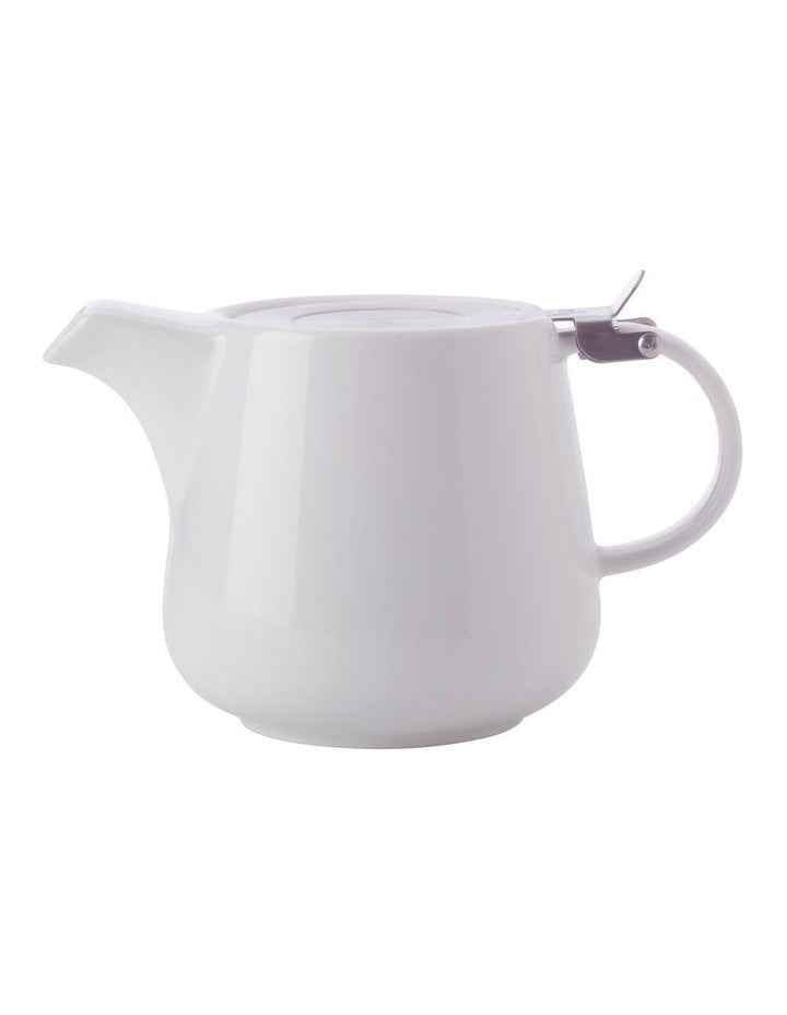 White Basics Teapot with Infuser Gift Boxed 1.2L in White