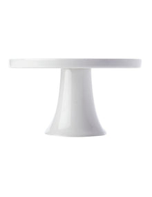 White Basics Footed Cake Stand 20cm Gift Boxed in White