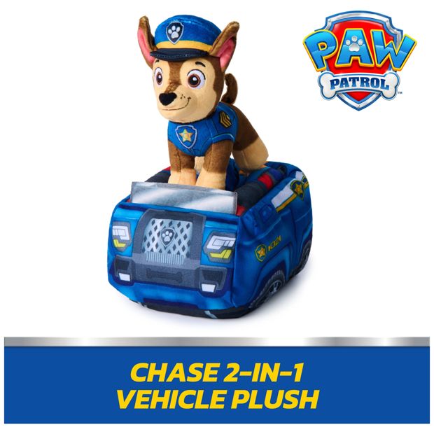 Paw Patrol 2-in-1 Rescue Plush Chase Set