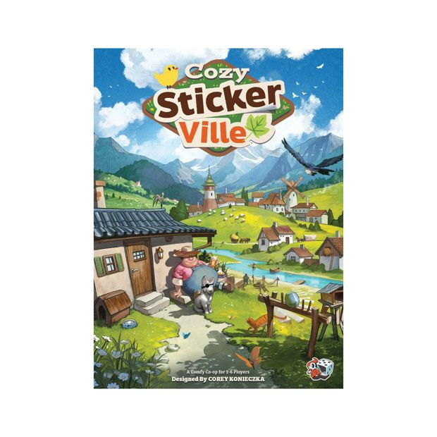 Cozy Stickerville Board Game