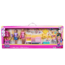 Barbie & Skipper Dolls with 3 Babies and Furniture & Accessories