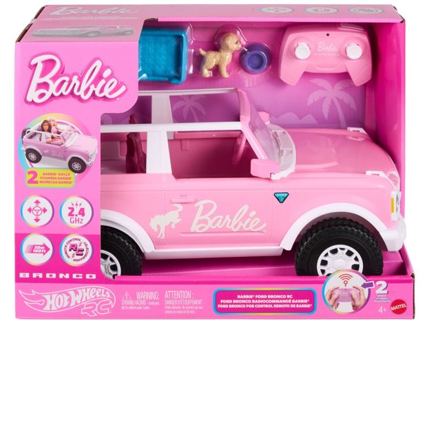 Hot Wheels RC Barbie Ford Bronco RC Playset