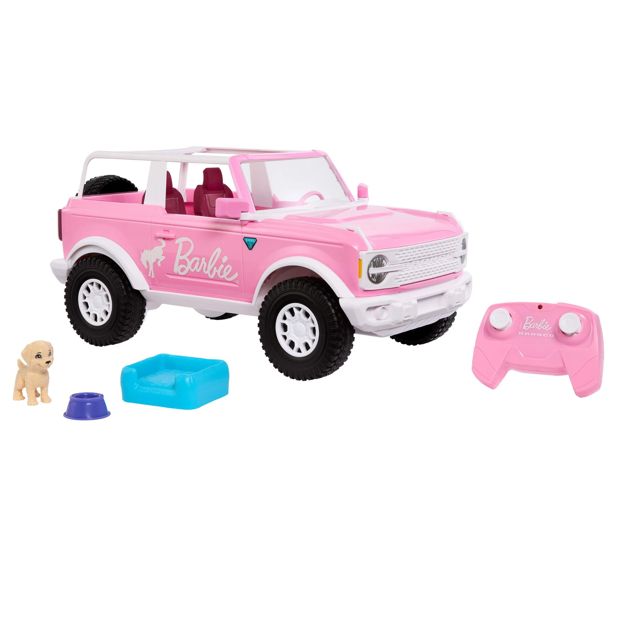 Hot Wheels RC Barbie Ford Bronco RC Playset