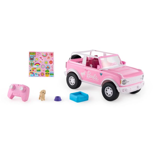 Hot Wheels RC Barbie Ford Bronco RC Playset